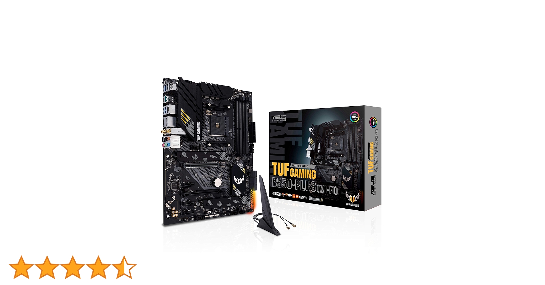 Amazon | ASUS TUF Gaming B550-PLUS WiFi AMD AM4 Zen 3 Ryzen 5000